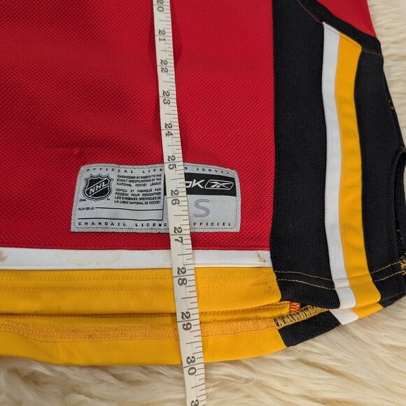 Reebok Men Calgary Flames NHL Authentic Pro Breakaway Hockey Home Jersey Size S - Picture 8 of 10